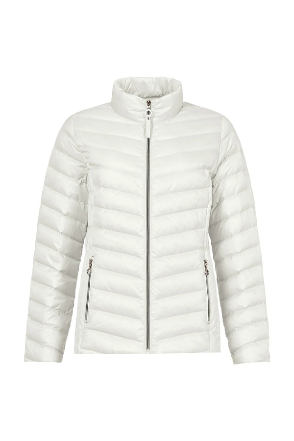 Short Padded Jacket - White