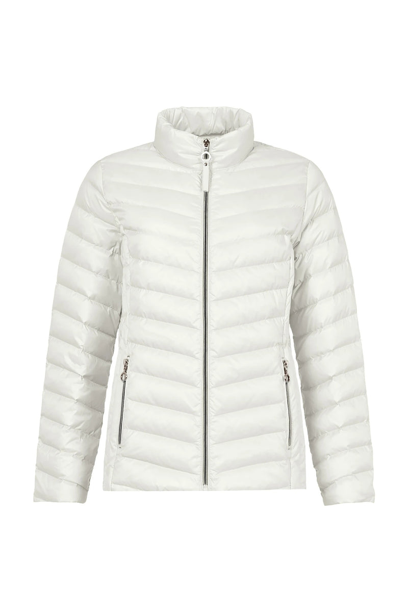 Short Padded Jacket - White