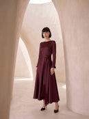 Fringed Dress - Purple