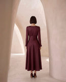 Fringed Dress - Purple
