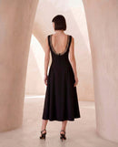 Chain Detail Dress - Black