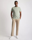 Plain T-Shirt - Light Green Grey