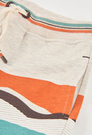 Flame Bermuda Shorts - Beige