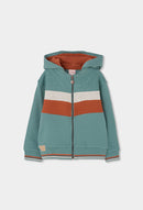 Striped Fleece Jacket - Laurel
