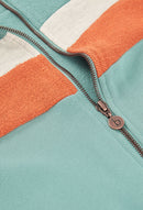 Striped Fleece Jacket - Laurel