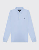 Long Sleeve Polo - Light Blue