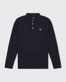 Long Sleeve Polo - Navy