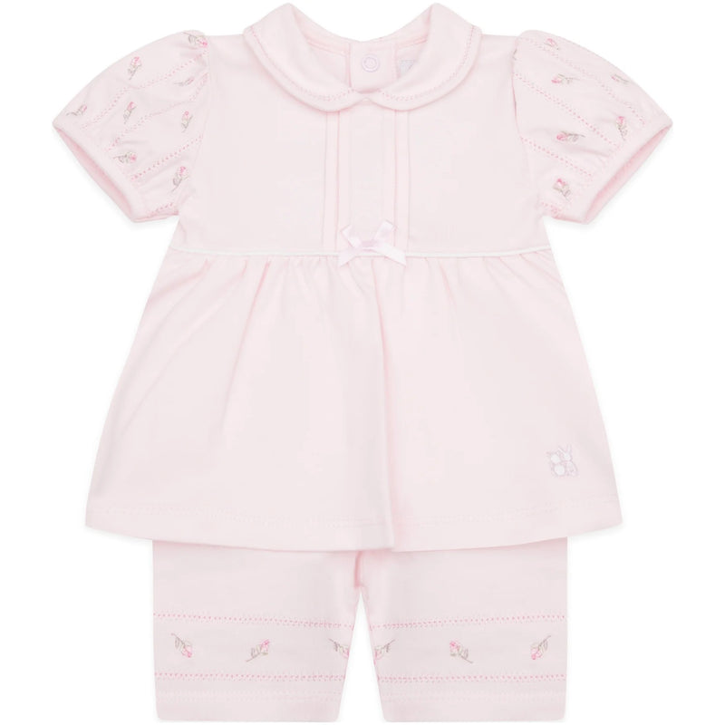 Jersey Top & Shorts - Pale Pink