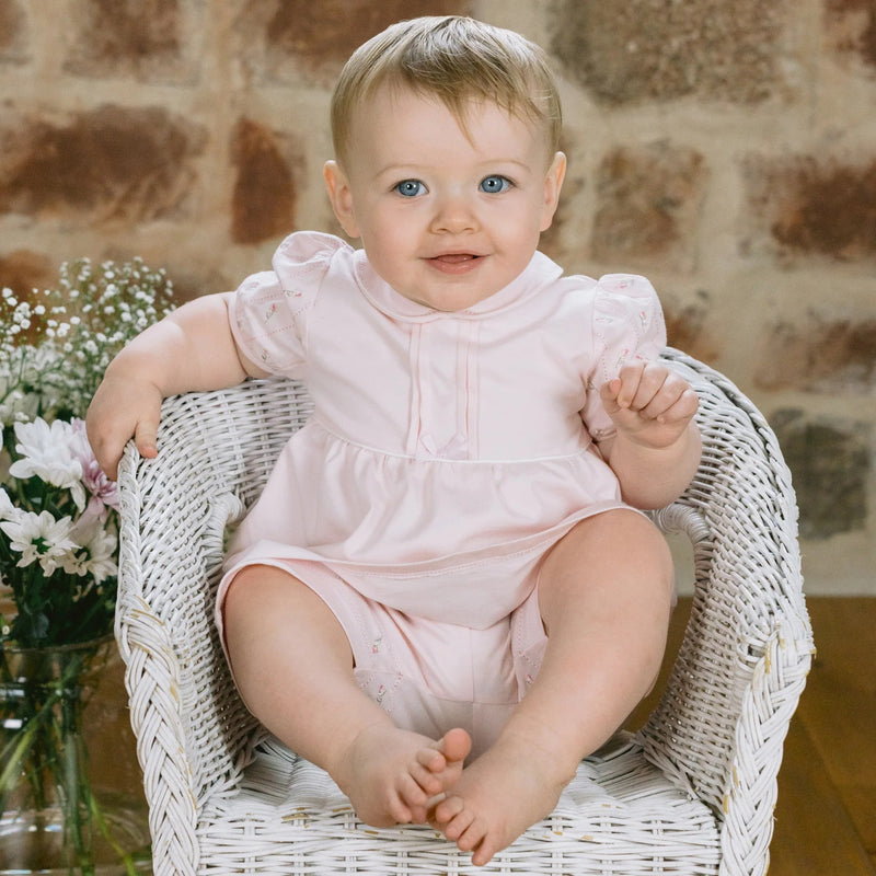 Jersey Top & Shorts - Pale Pink