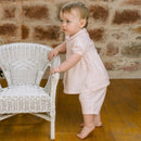 Jersey Top & Shorts - Pale Pink