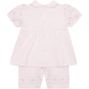 Jersey Top & Shorts - Pale Pink