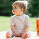 Lennox Teddy Top & Shorts Set - Stone
