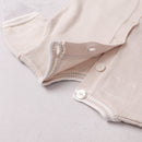 Lennox Teddy Top & Shorts Set - Stone