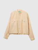 Striped Shirt - Beige