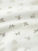 Leaf Sprig Cotton Rich Duvet Cover Set - Chocolate
