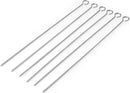Stainless Steel Flat Sided Skewers 40cm 6pk