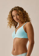 Padded Non-Wired Bra - Azurro