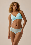 Padded Non-Wired Bra - Azurro
