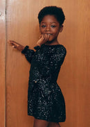 Sequins dress - Black