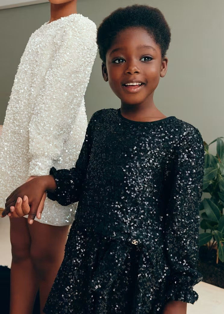 Sequins dress - Black