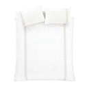 Embroidery Leaf Duvet Cover Set - Natural