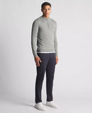 Round Neck Jumper - Light Grey