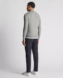 Round Neck Jumper - Light Grey