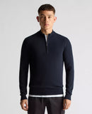 Round Neck Jumper - Navy1