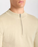Round Neck Jumper - Stone