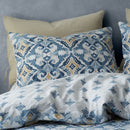Inara Ikat Duvet Cover Set - Indigo