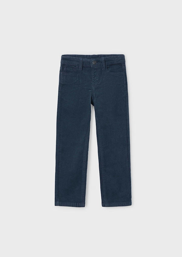 Basic Cord Jeans - Navy