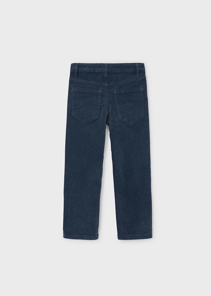 Basic Cord Jeans - Navy