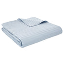 Quilted Lines Bedspread 220x230 - Blue