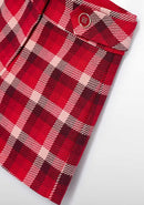 Plaid shorts - Red