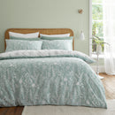 Wild Flowers Duvet Cover Set - Green