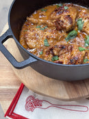 Cast Iron 24CM Casserole with Glass Lid