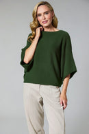 Batwing Jumper - Dark Khaki