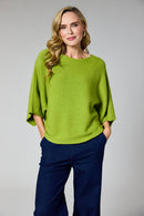 Batwing Jumper - Dark Lime
