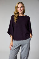 Batwing Jumper - Mulberry