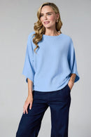 Batwing Jumper - Sky Blue
