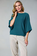 Batwing Jumper - Teal