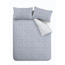 Shadow Leaves Duvet Cover Set - Blue