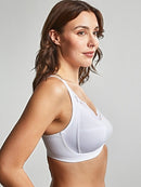 Robyn Non Padded Support Bra - White