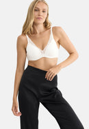 Body Make-Up Illusion Lace Bra - Ecru White