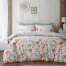 Ella Poppy Duvet Cover Set - Cream