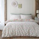 Ella Poppy Duvet Cover Set - Cream