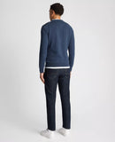 Round Neck Jumper - Dark Blue