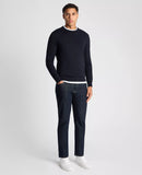 Round Neck Jumper - Navy1
