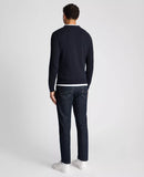 Round Neck Jumper - Navy1