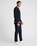 Round Neck Jumper - Navy1